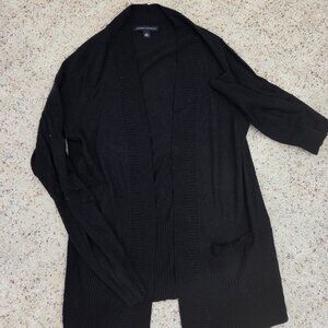 Banana Republic Open Front Cardigan Black Sz M